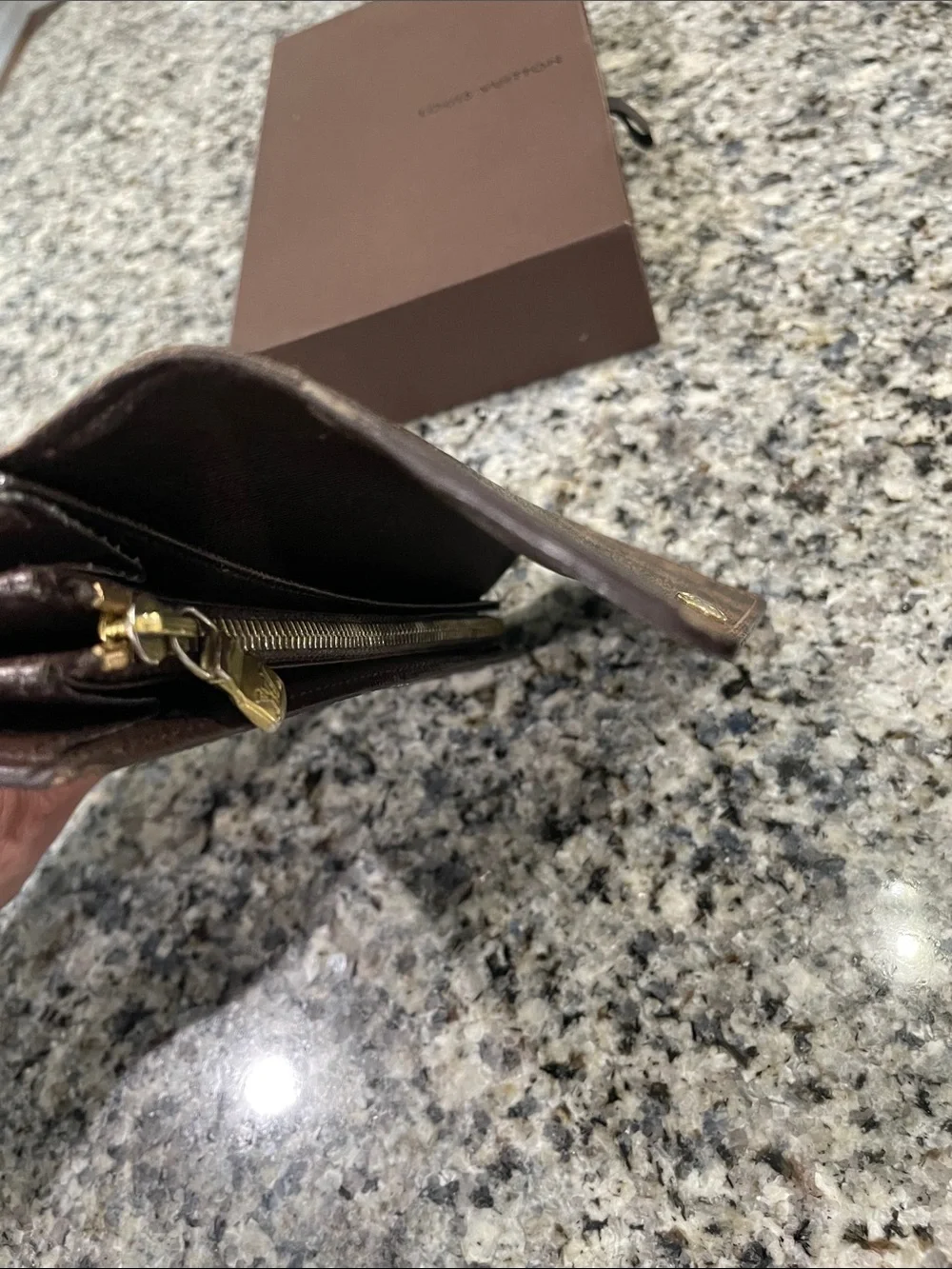 Louis Vuitton Sarah Wallet Damier Ebene